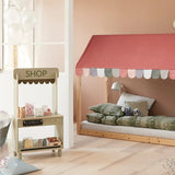 Roof for COTTAGE, 90x200, Rose TEXTILE cottage-roof-misty-rose  flexa-com.myshopify.com