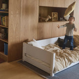 Cama Montessori, 90x200 cm, blanco