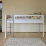 Safety Rail, 3/4, WHITE, Crossbars Birch