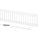 Safety Rail, 3/4, White SAFETYRAIL safety-rail-front-w-bars-birch-f-wht-3-4-200-cm  flexa-com.myshopify.com