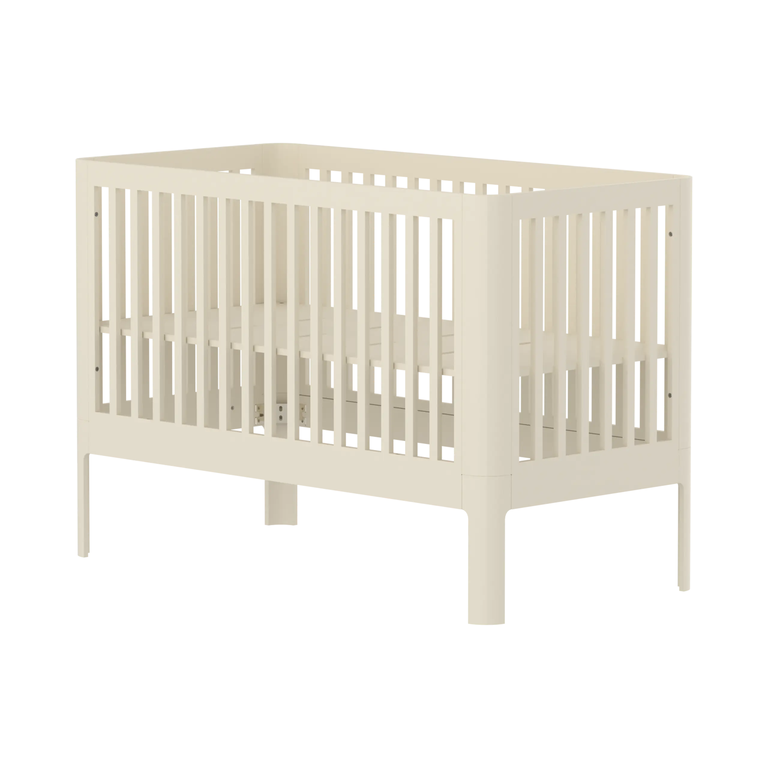 Baby Bed, 140x70 cm, Cream BABYBED baby-bed-140x70-cream-white-base-in-2-positions  flexa-com.myshopify.com