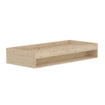 Single Bed with Shelf, 90x200 cm, Pine SINGLE_BED single-bed-with-shelf  flexa-com.myshopify.com