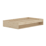 Double Bed with Shelf, 120x200 cm, Pine SINGLE_BED double-bed-with-shelf-120cm  flexa-com.myshopify.com