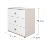 Chest with 3 Drawers, Grey CHEST_CLASSIC_STORAGE chest-with-3-drawers-grey-washed-white-natural-green  flexa-com.myshopify.com