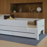 Cajones para cama, 2 uds., 90x200 cm, Blanco
