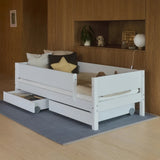 Cajones para cama, 2 uds., 90x200 cm, Blanco