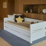 Cama nido, 90x190 cm, Blanco