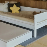 Cama nido, 90x190 cm, Blanco