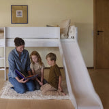Tobogán para cama alta 120 cm, Blanco, WHITE & NOR