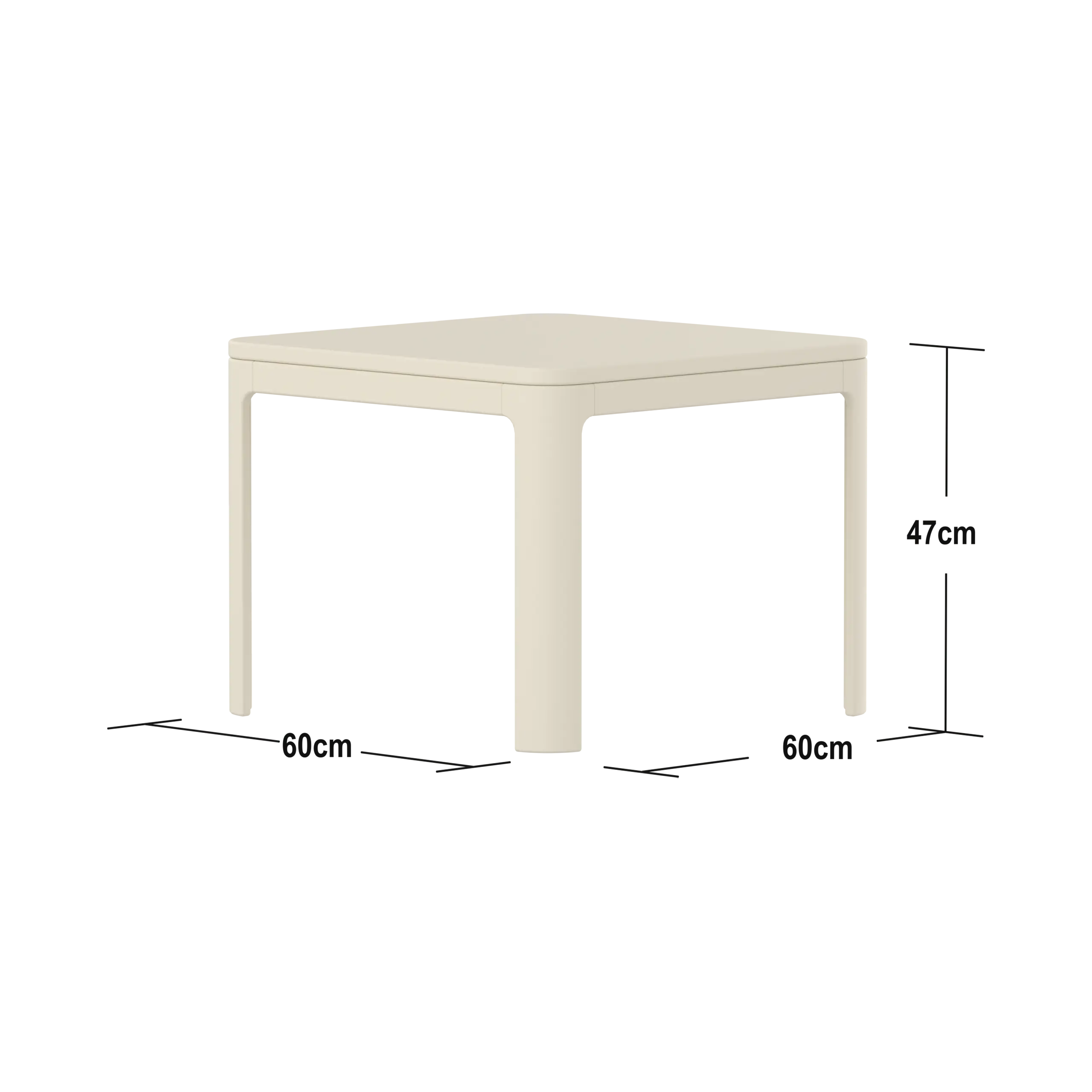 Small Table, Cream DESK nova-small-table-cream-plywood  flexa-com.myshopify.com