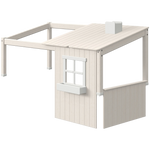 1/2 House for Single and High Bed 120 cm, White ACCESSORIES 1-2-classic-house-white-washed-white-washed-white-1  flexa-com.myshopify.com