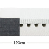 Latex/Foam Mattress, 190X140 Cotton Cover MATTRESS flexa-mattress-190x140-cotton-cover-white  flexa-com.myshopify.com