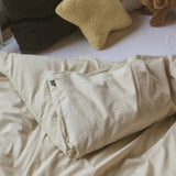 DAWN Ropa de cama, 140x200 cm, Warm Gray