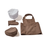 Apron Costume Set, Brown PLAY costume-set-brown  flexa-com.myshopify.com
