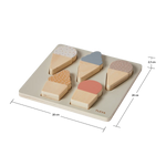 Ice Cream Puzzle, 5 pcs, Handpainted PLAY ice-cream-puzzle-multicolors-natural-wood  flexa-com.myshopify.com