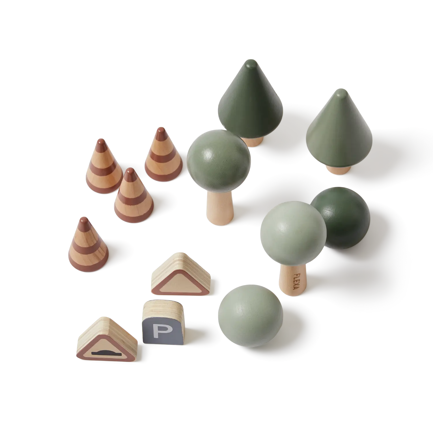 FLEXA Accessories for Car Tracks, 13 pcs, Handpainted, view 7