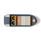Container Ship, 1 ship & 5 containers, Handpainted PLAY container-ship-multicolors-natural-wood  flexa-com.myshopify.com