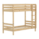 Bunk Bed with Straight Ladder and Safety Rails, 90x200 cm, Pine BUNKBED fr52-bunk-bed  flexa-com.myshopify.com
