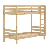 Bunk Bed with Straight Ladder and Safety Rails, 90x200 cm, Pine BUNKBED fr52-bunk-bed  flexa-com.myshopify.com