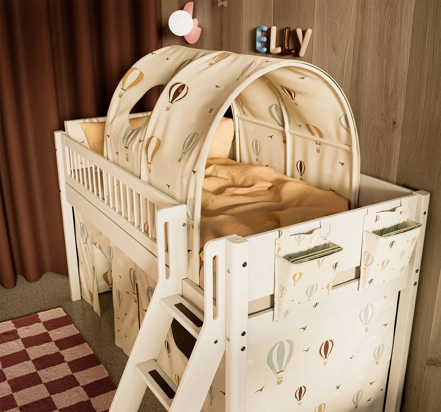 Bed Cave, Hot Air Balloons TEXTILE _badge_new_in flexa-com.myshopify.com