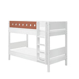 Bunk Bed 154 cm with Ladder and Safety Rail, 90x200 cm, White BUNKBED 200 flexa-com.myshopify.com