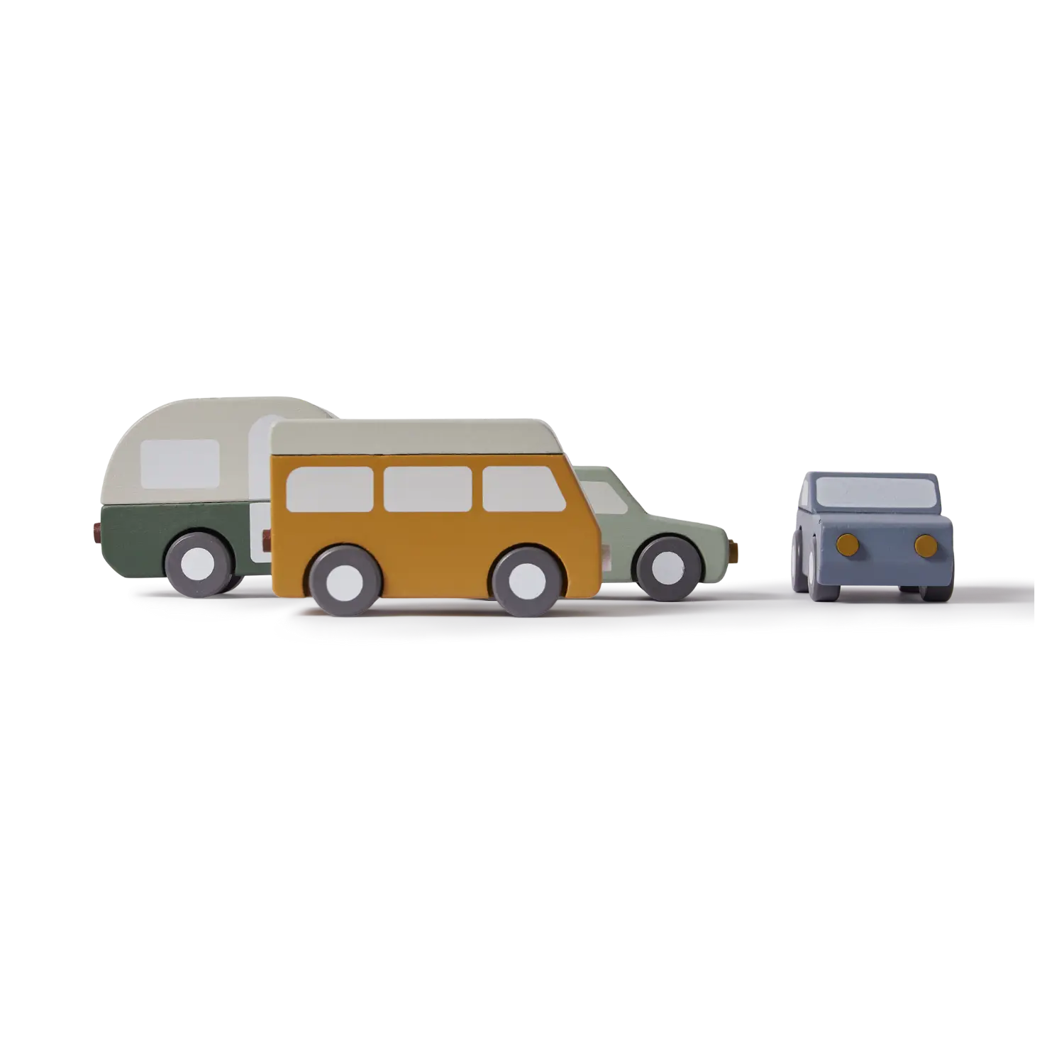 Cars, 3 cars & 1 caravan, Handpainted PLAY _badge_last_chance flexa-com.myshopify.com