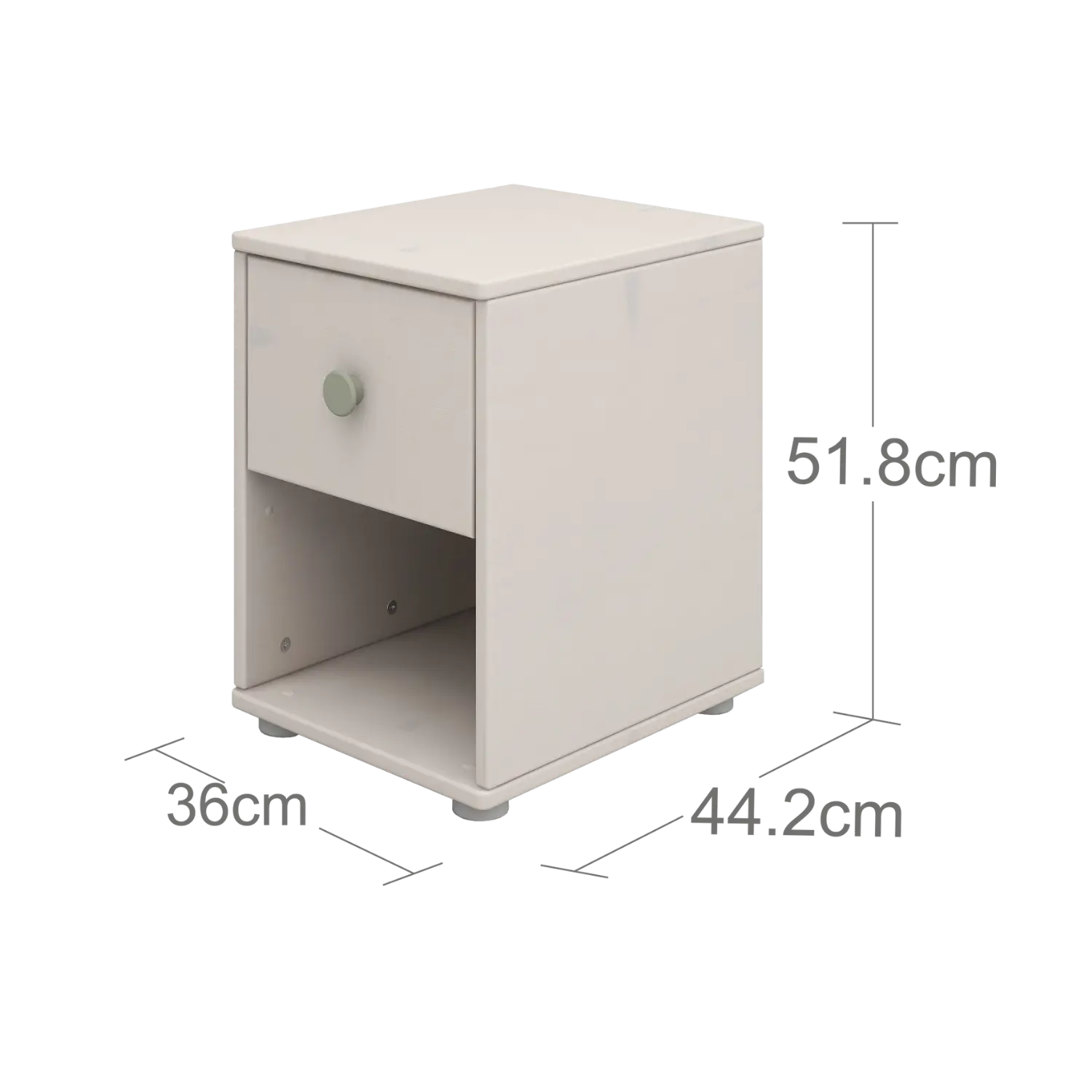 Chest with 1 Drawer, Grey CHEST _badge_last_chance flexa-com.myshopify.com