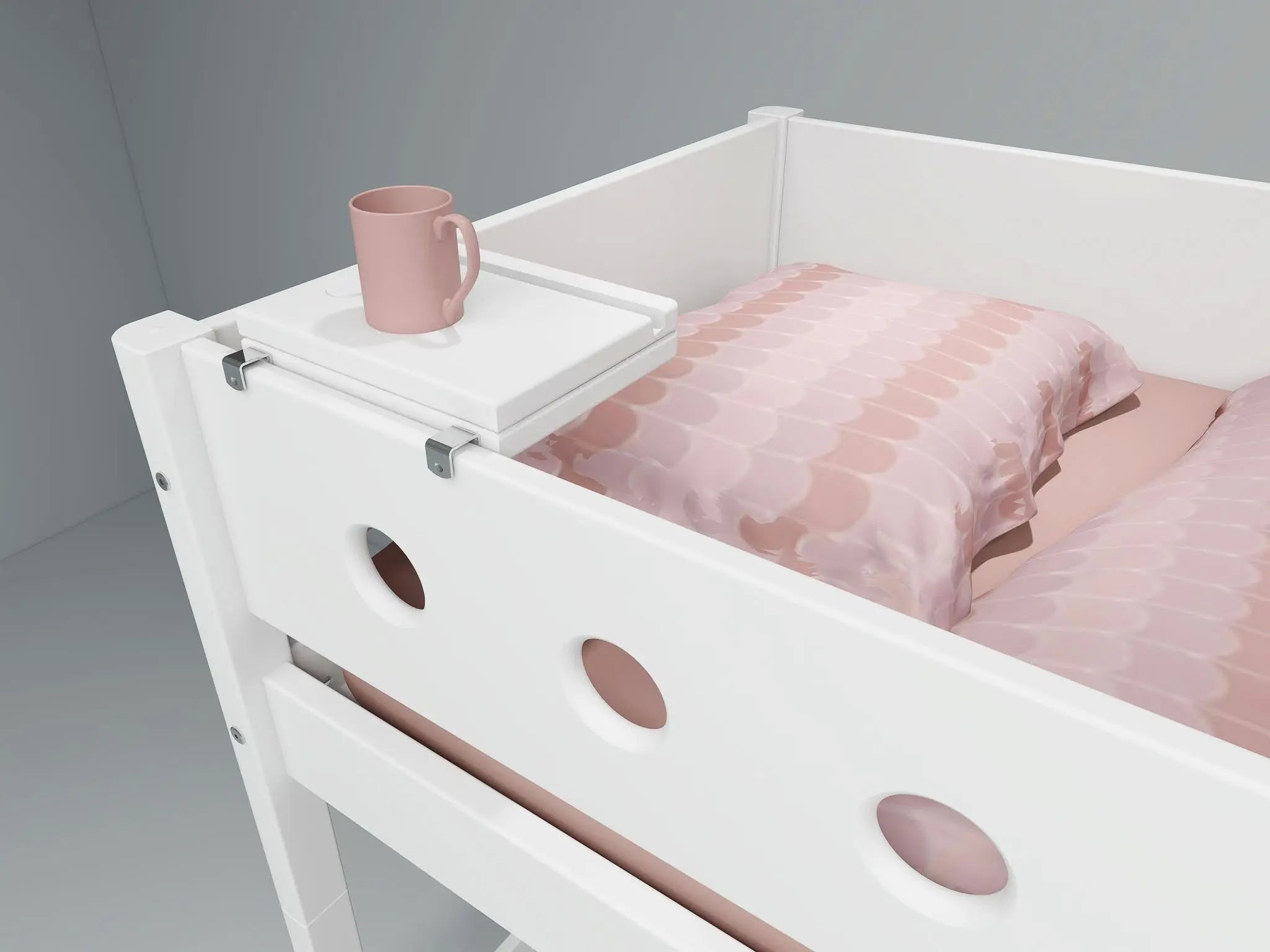 Click-on Tablet holder for Beds, White ACCESSORIES ACTIVE flexa-com.myshopify.com