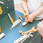 Construction Set, 36 pcs, Handpainted, Yellow PLAY ACTIVE flexa-com.myshopify.com
