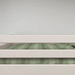 High Bed 184 cm with Safety Rail and Ladder, 90x200 cm, Grey HIGHBED 200 flexa-com.myshopify.com