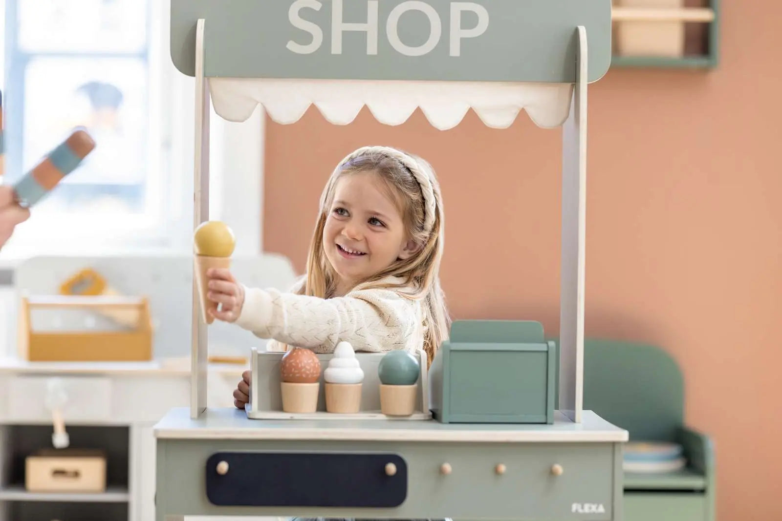 Ice Cream Set, 22 pcs, Handpainted PLAY ACTIVE flexa-com.myshopify.com