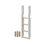 Legs and Ladder for Bunk Bed 154 cm, White/Oak LADDER_LEGS ACTIVE flexa-com.myshopify.com