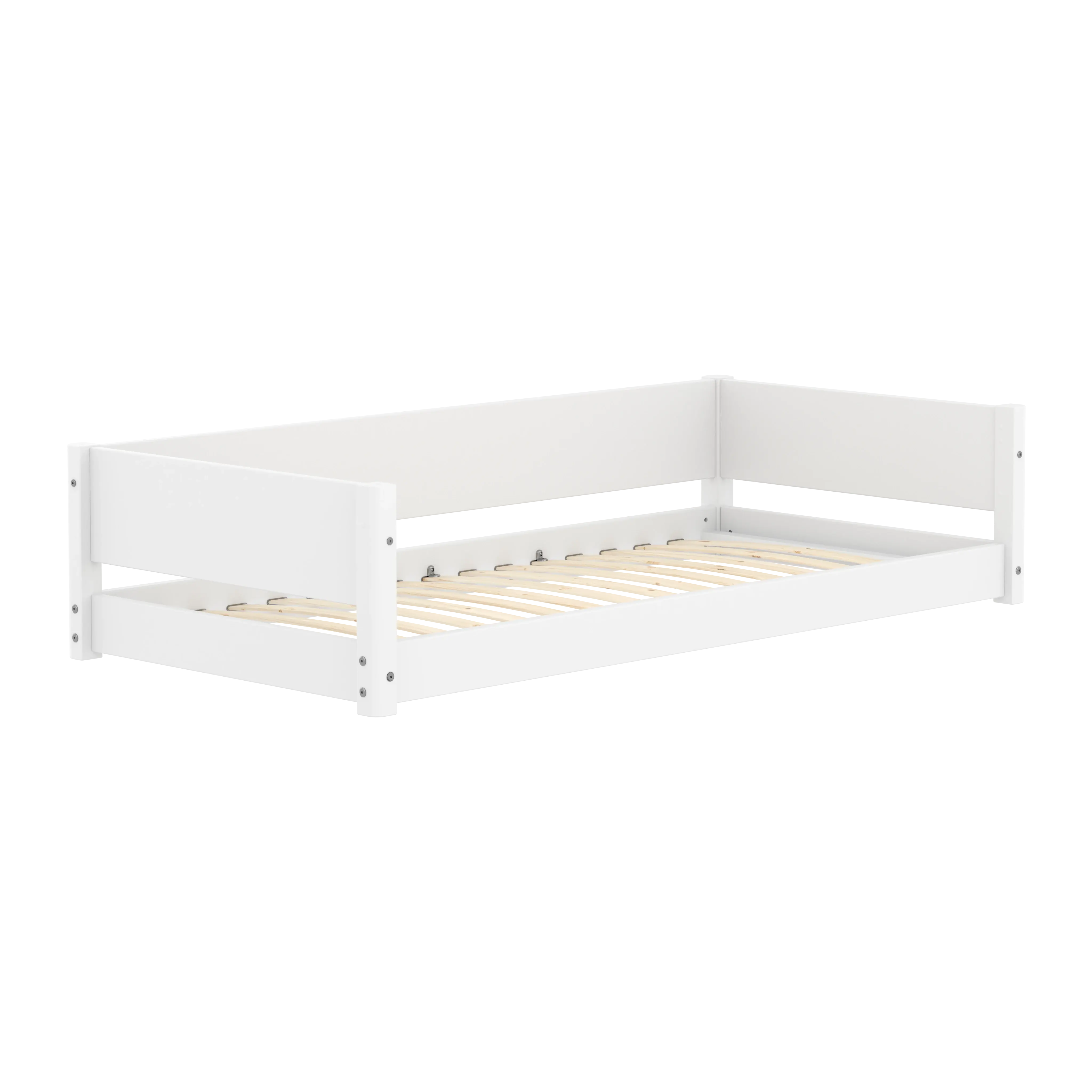 Montessori Bed, 90x200 cm, White MONTESSORI 90X200 flexa-com.myshopify.com