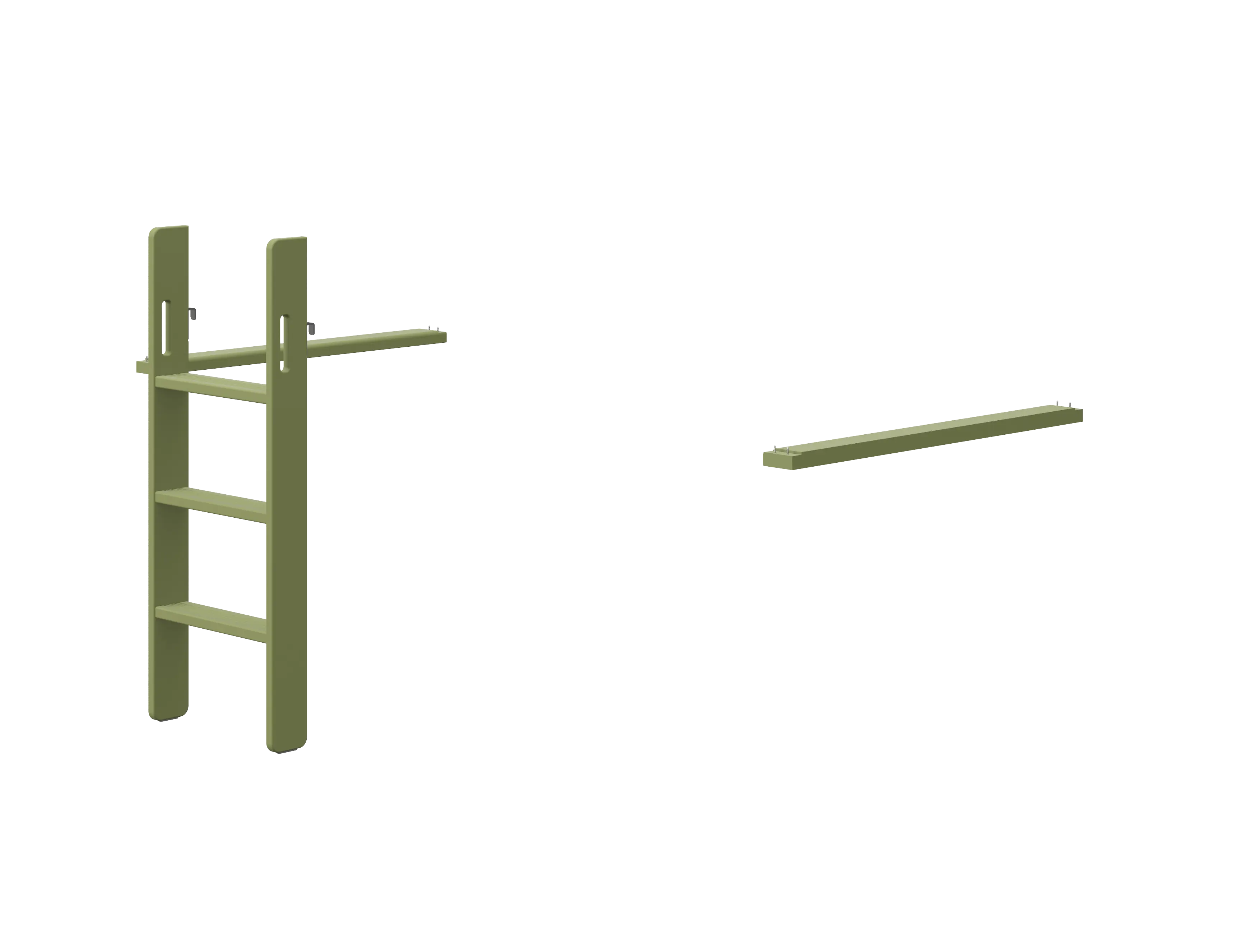 Popsicle - Straight ladder for Mid-High Bed LADDER _badge_last_chance flexa-com.myshopify.com