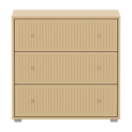 SAGA Chest, 3 drawer, Sand with Grooves CHEST ACTIVE flexa-com.myshopify.com