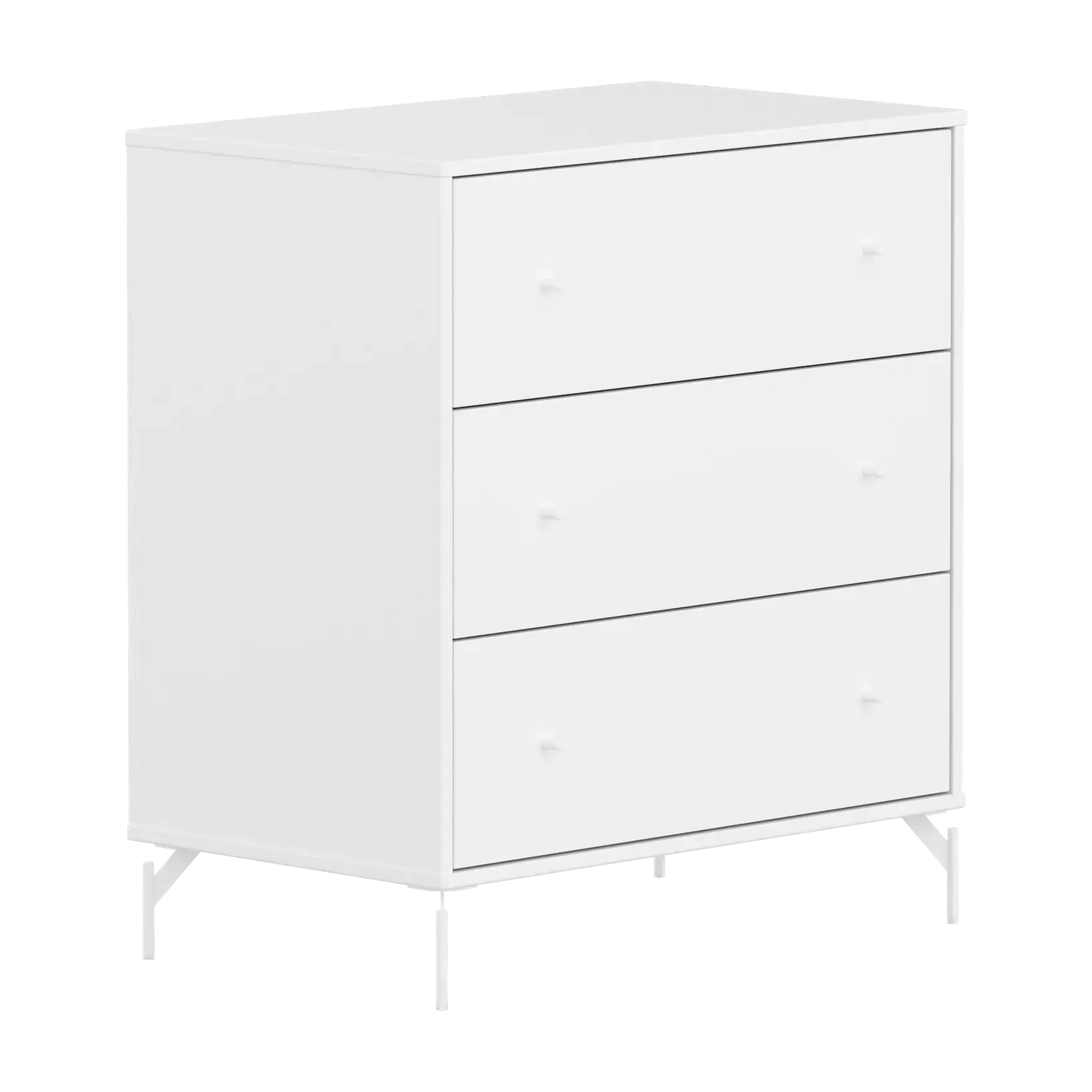 SAGA Chest, 3 drawer, White CHEST ACTIVE flexa-com.myshopify.com