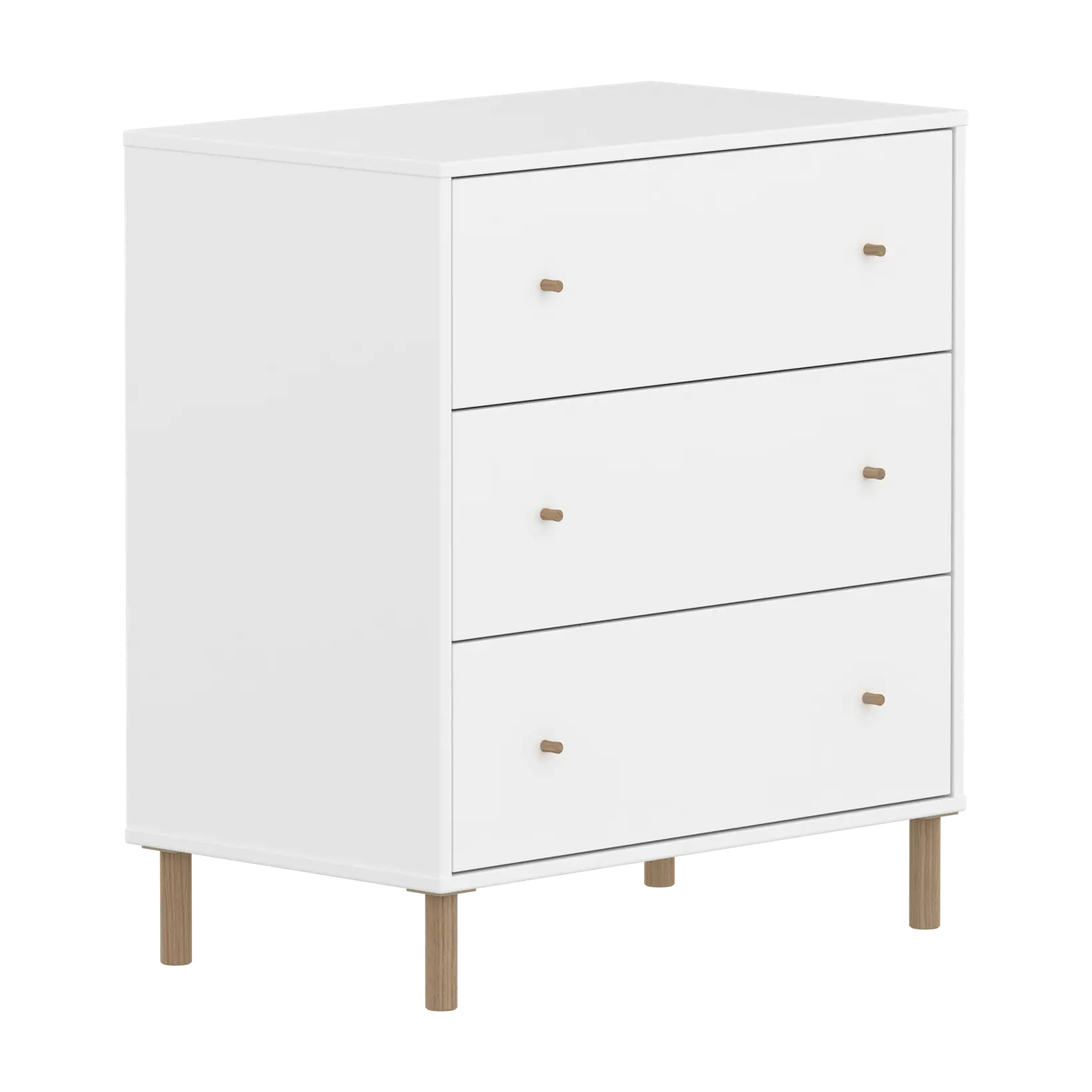 SAGA Chest, 3 drawer, White CHEST ACTIVE flexa-com.myshopify.com