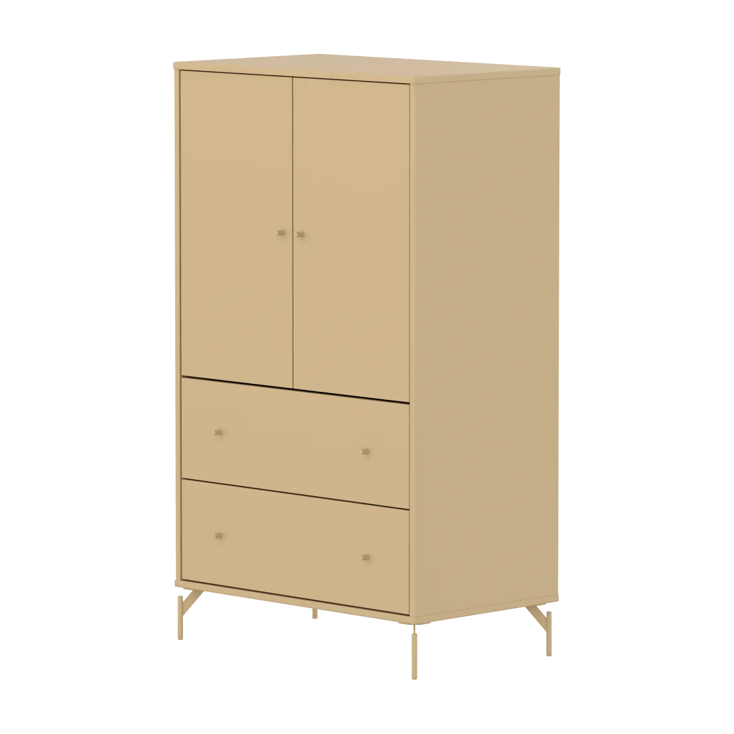 SAGA Cupboard, 2 door & 2 drawer, Sand CUPBOARD ACTIVE flexa-com.myshopify.com
