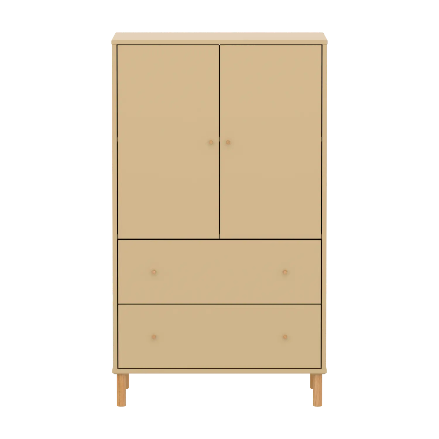 SAGA Cupboard, 2 door & 2 drawer, Sand CUPBOARD ACTIVE flexa-com.myshopify.com