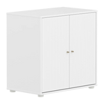 SAGA Cupboard, 2 doors, White with grooves CUPBOARD ACTIVE flexa-com.myshopify.com