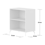 SAGA Shelf unit, 1 shelf, White BOOKCASE ACTIVE flexa-com.myshopify.com
