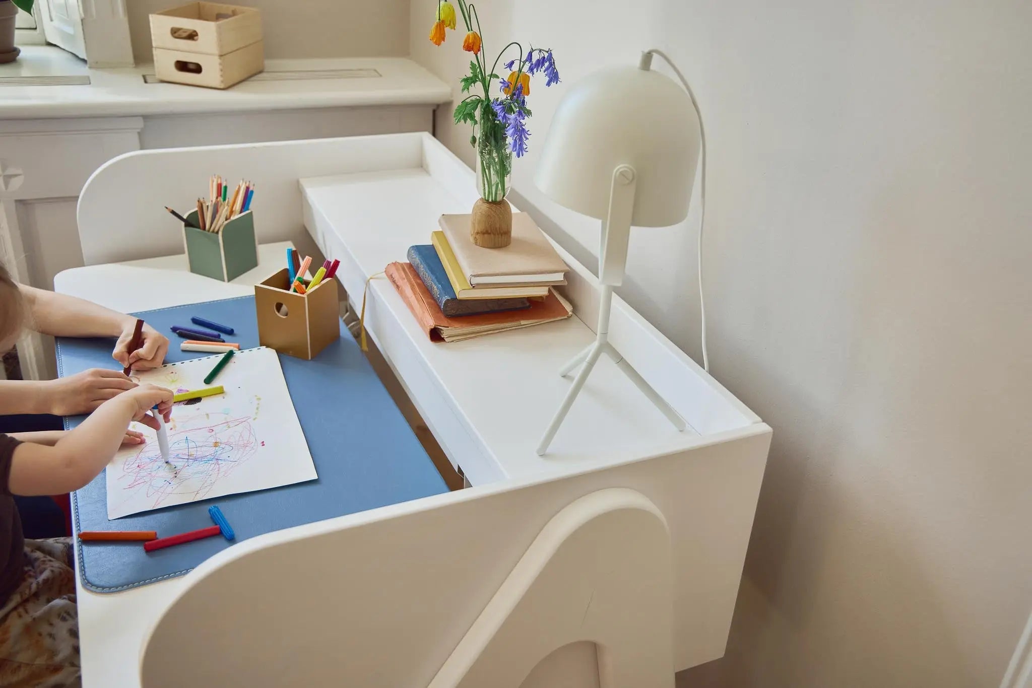 STUDY Desk pad, Frosty Blue, 66x43 cm DESK-ACCESSORY_DESK-PAD_STUDY ACTIVE flexa-com.myshopify.com