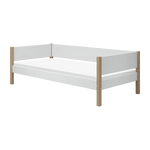 Single Bed, 90x200 cm, White/Oak SINGLE_BED 200 flexa-com.myshopify.com