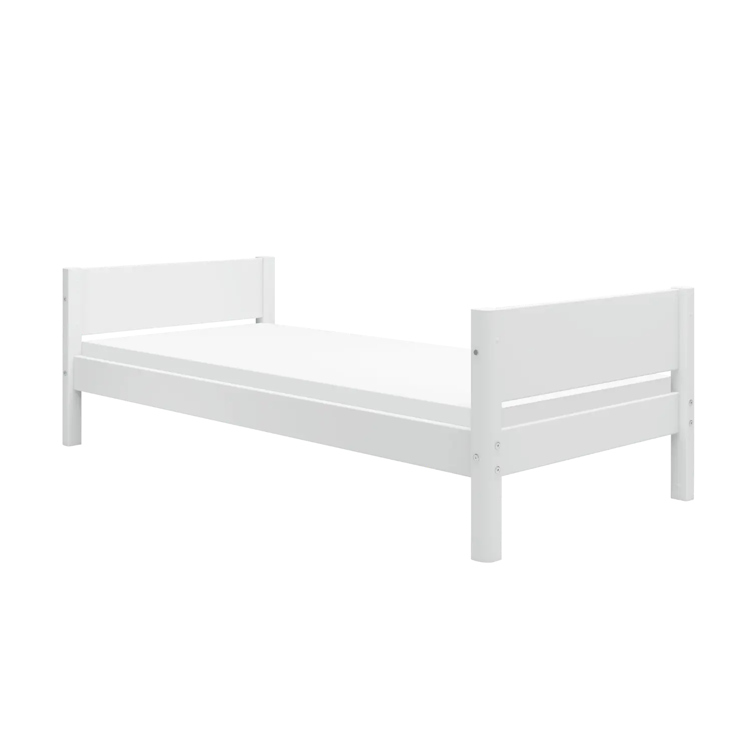 Single Bed, 90x200 cm, White SINGLE_BED 200 flexa-com.myshopify.com