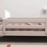 Single Bed with Safety Rail, 90x200 cm, Grey SINGLE_BED 200 flexa-com.myshopify.com