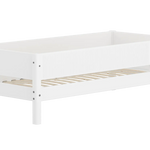 Single Bed with Safety Rail, 90x200 cm, White SINGLE_BED 90X200 flexa-com.myshopify.com