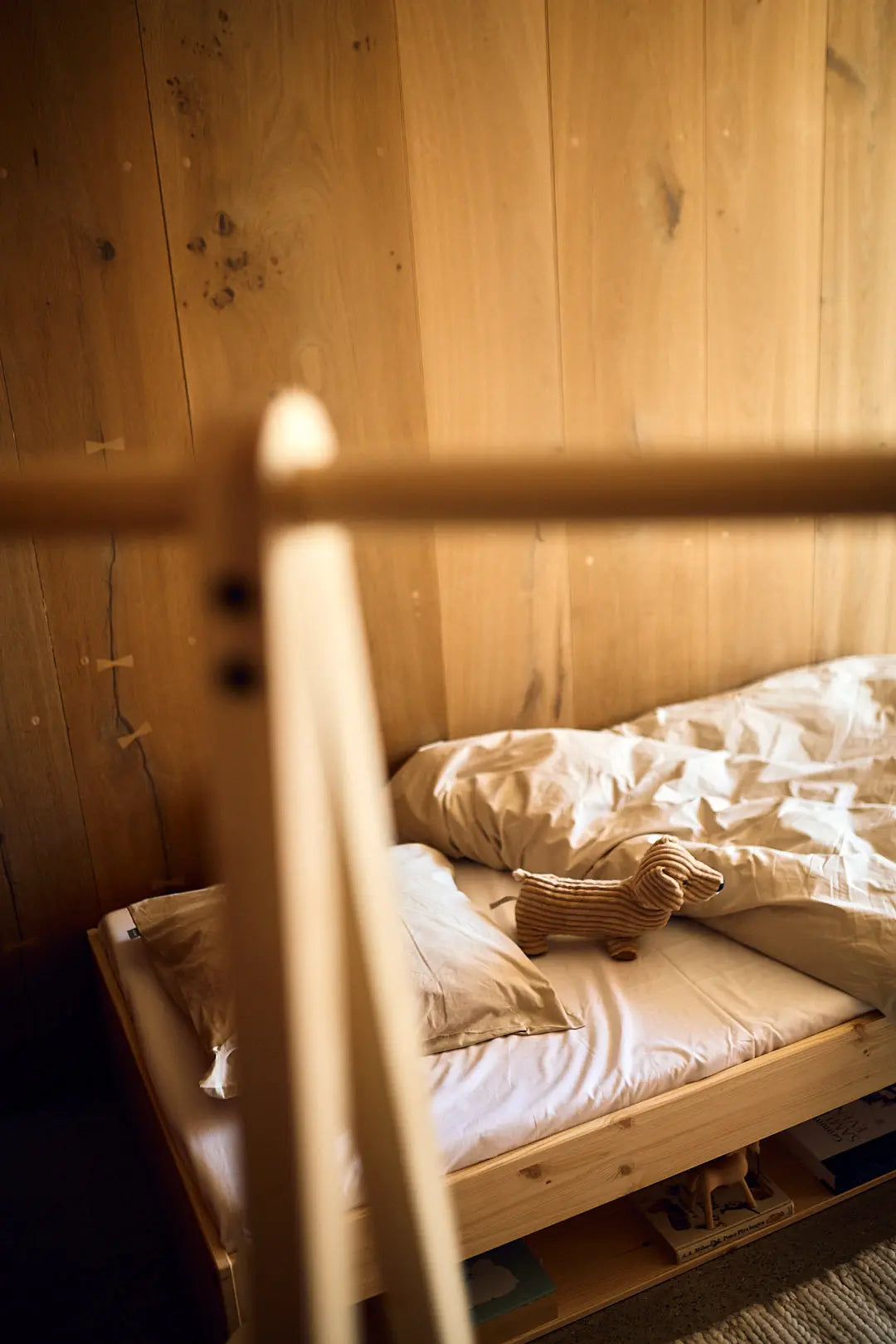 Single Bed with Shelf, 90x200 cm, Pine SINGLE_BED 200 flexa-com.myshopify.com
