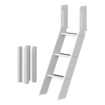 Slanting Ladder and Legs for High Bed 120 cm, White LADDER_LEGS ACTIVE flexa-com.myshopify.com