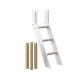 Slanting Ladder and Legs for High Bed 120 cm, White/Oak LADDER_LEGS ACTIVE flexa-com.myshopify.com