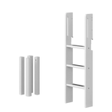 Straight Ladder and Legs for High Bed 120 cm, White LADDER_LEGS ACTIVE flexa-com.myshopify.com